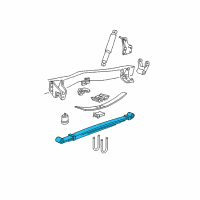 OEM 2010 Ford F-250 Super Duty Leaf Spring Diagram - 7C3Z-5560-FD