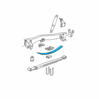 OEM 2008 Ford F-250 Super Duty Auxiliary Spring Diagram - 7C3Z-5560-L