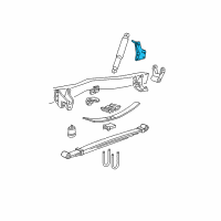 OEM Ford F-350 Super Duty Mount Bracket Diagram - 7C3Z-18169-A