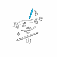 OEM Ford F-250 Super Duty Shock Diagram - 9C3Z-18125-A