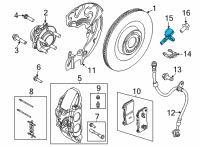 OEM 2022 Ford Mustang Mach-E SENSOR ASY Diagram - LJ9Z-2C204-A