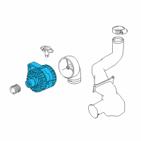 OEM 2000 BMW Z3 Exchange Alternator Diagram - 12-31-1-432-984