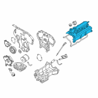 OEM Infiniti G35 Cover Assy-Valve Rocker Diagram - 13264-AM610