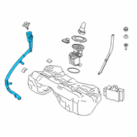 OEM BMW 840i PLASTIC FILLER PIPE Diagram - 16-11-7-440-380