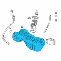 OEM 2022 BMW M850i xDrive PLASTIC FUEL TANK Diagram - 16-11-9-424-200