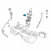 OEM 2021 BMW 840i Gran Coupe Temperature Sensor, Leak Diagnosis Module Diagram - 16-13-8-485-646