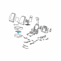 OEM 2007 Chevrolet Malibu Heater Asm-Driver Seat Cushion Diagram - 22733639