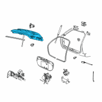 OEM 2004 Mercury Sable Lift Gate Diagram - YF1Z-7440010-AA