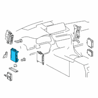 OEM 2022 Lexus RX350L Block Assembly, Instrument Diagram - 82730-48Z40