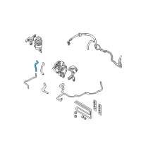 OEM 2008 Hyundai Tucson Hose-Return Diagram - 57543-2E002