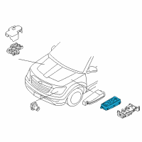 OEM Kia Borrego Front Area Module Diagram - 919502J020