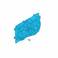 OEM Ford Flex Fan Assembly Diagram - 8A8Z-8C607-C
