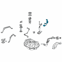 OEM 2002 Acura CL Meter, Fuel Diagram - 17630-S0K-A52