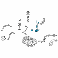 OEM Acura TL Pump Set, Fuel Diagram - 17040-S3M-A00
