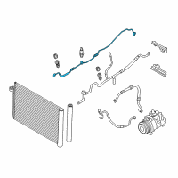 OEM 2016 BMW M5 Pressure Pipe Diagram - 64-53-9-218-929