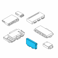 OEM 2014 BMW X3 Central Gateway Module Diagram - 61-35-9-312-917