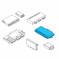 OEM 2015 BMW X3 Footwell Module Ecu Diagram - 61-35-6-992-947