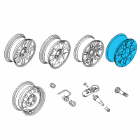 OEM 2013 Ford F-150 Wheel, Alloy Diagram - DL3Z-1007-A