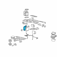 OEM 2010 GMC Yukon XL 1500 Evaporator Core Seal Diagram - 89018295