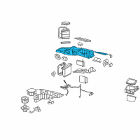 OEM 2007 Chevrolet Avalanche Evaporator Case Diagram - 23160972