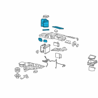 OEM Cadillac Escalade ESV Seal Kit-Heater & A/C Evaporator & Blower Module Diagram - 22914771