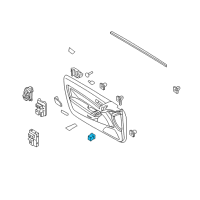 OEM 2013 Hyundai Genesis Coupe Switch Assembly-Trunk Lid & Fuel Filler Diagram - 93555-2M000