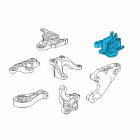 OEM 2018 Chevrolet Spark Mount Diagram - 42441517