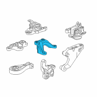 OEM 2021 Chevrolet Spark Transmission Mount Bracket Diagram - 95174550