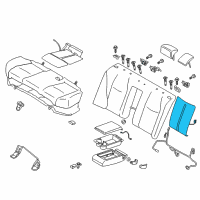 OEM 2016 Infiniti Q70L Heater Unit Assy-Rear Seat Back Diagram - 88635-1MS0A