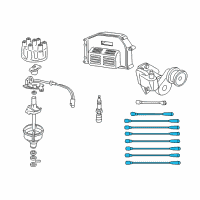 OEM 1999 Dodge Dakota Cable Pkg-Ignition Diagram - 4728038AC