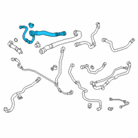 OEM Toyota GR Supra Lower Hose Diagram - 16571-WAA03