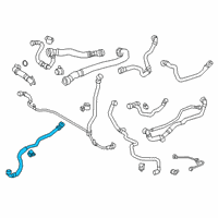 OEM 2020 Toyota GR Supra Hose & Tube Assembly Diagram - 16576-WAA02