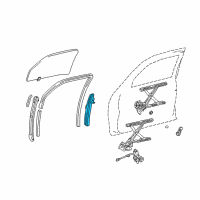 OEM 2002 Toyota Tundra Guide Channel Diagram - 67404-0C010