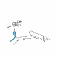 OEM 2008 Chrysler Aspen Line-Power Steering Return Diagram - 52113548AB