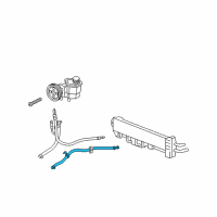 OEM Dodge Durango Line-Power Steering Return Diagram - 52113243AC