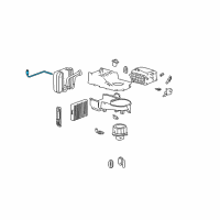 OEM 2005 Hyundai XG350 Thermistor Diagram - 97614-3D000