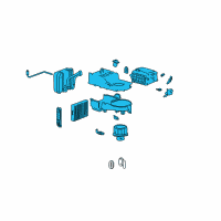 OEM Hyundai Evaporator & Blower Unit Diagram - 97602-3D055