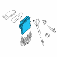OEM 2017 BMW 740e xDrive Dme Engine Control Module Diagram - 12-14-9-487-767