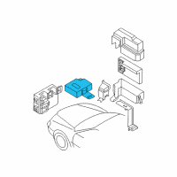 OEM 2003 Nissan Altima Control Assembly-Shift Lock Diagram - 28540-8J000