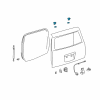 OEM 2006 Scion xB Hinge Diagram - 68801-52050