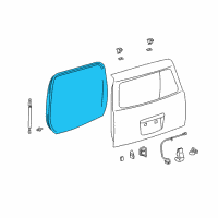 OEM 2005 Scion xB Weatherstrip Diagram - 67881-52030