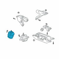 OEM 2019 Cadillac CT6 Mount Diagram - 84468649