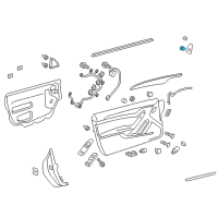 OEM Cadillac CTS Lock Switch Diagram - 20787026