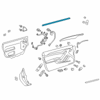 OEM 2015 Cadillac CTS Belt Weatherstrip Diagram - 22752141