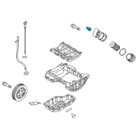 OEM 2015 Hyundai Genesis Switch Assembly-Oil Pressure Diagram - 94750-2A000