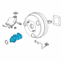 OEM 2016 GMC Canyon Master Cylinder Diagram - 84749956