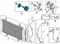 OEM 2022 Honda Civic CLUTCH SET Diagram - 38900-64S-A01