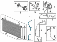 OEM 2022 Honda Civic PIPE, RECEIVER Diagram - 80341-T21-A01