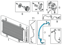 OEM 2022 Honda Civic HOSE, SUCTION Diagram - 80311-T21-A01