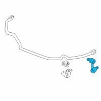 OEM 1995 Acura NSX Link Assembly, Left Front Diagram - 51330-SL0-003